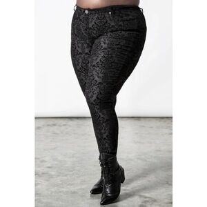 Killstar Exorcist Flocked Jeans 4XL